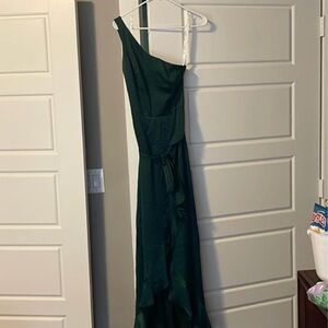 Emerald Green David’s bridal Bridesmaid dress